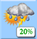Sunday: Slight Chance Showers And Thunderstorms